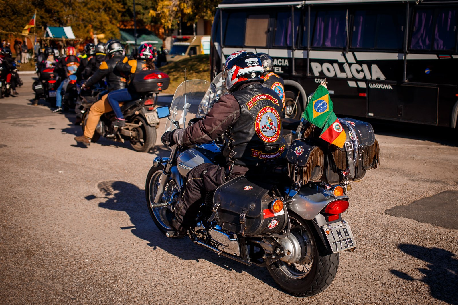 Visita do moto clube Bodes do Asfalto movimenta Fenadoce