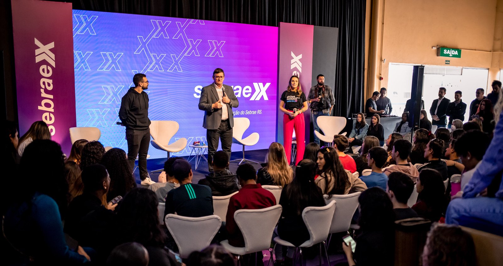 Arena de Inovação Sebrae X realiza palestras voltadas para jovens com os temas de inovação e empreendedorismo