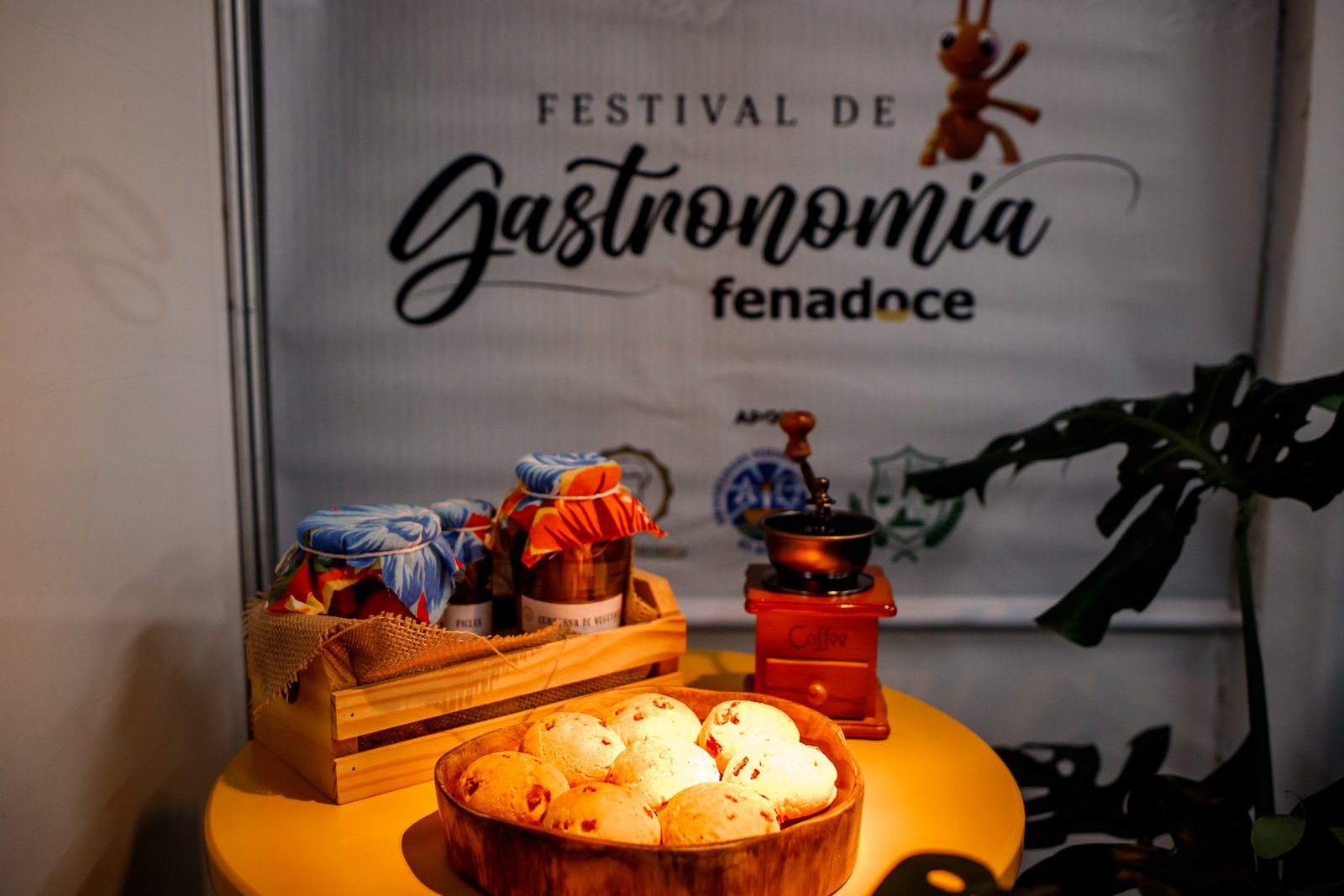 Pão de Queijo e Doce de Abóbora no Festival de Gastronomia da UFPel