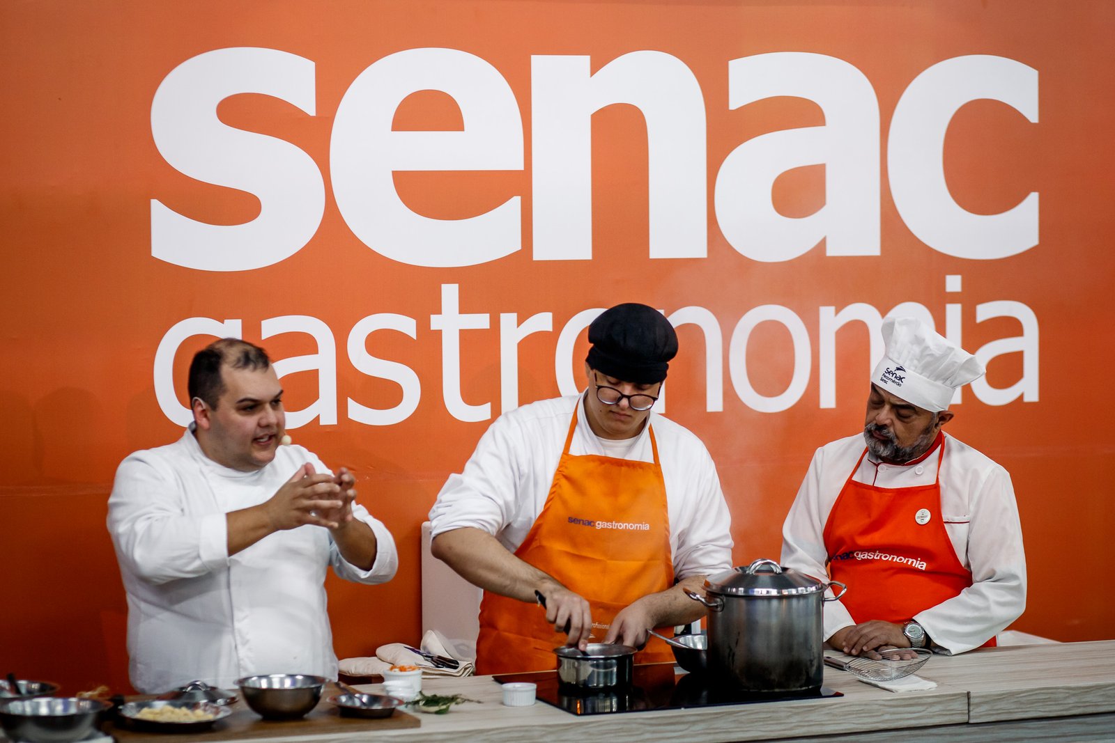 Sobremesa e Pratos Italianos no Festival de Gastronomia do Senac