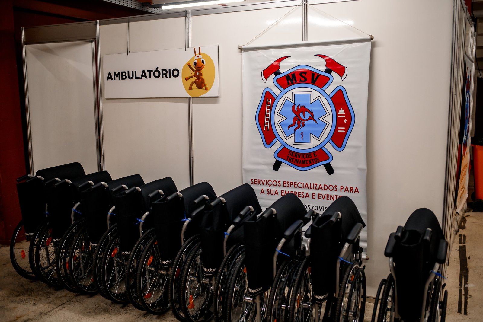 Empréstimo de carrinho de bebê, cadeira de rodas e atendimento ambulatorial são alguns dos serviços gratuitos da 31ª Fenadoce