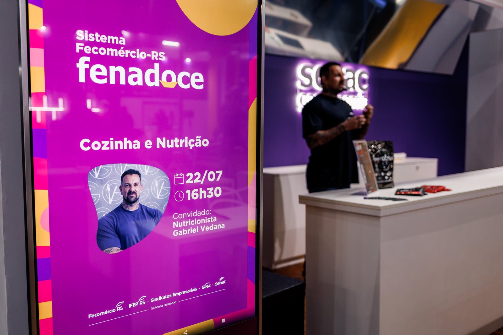 Festival de Gastronomia do Senac-Pelotas traz dicas de alimentação saudável e oficina com Bistrô Pelotense