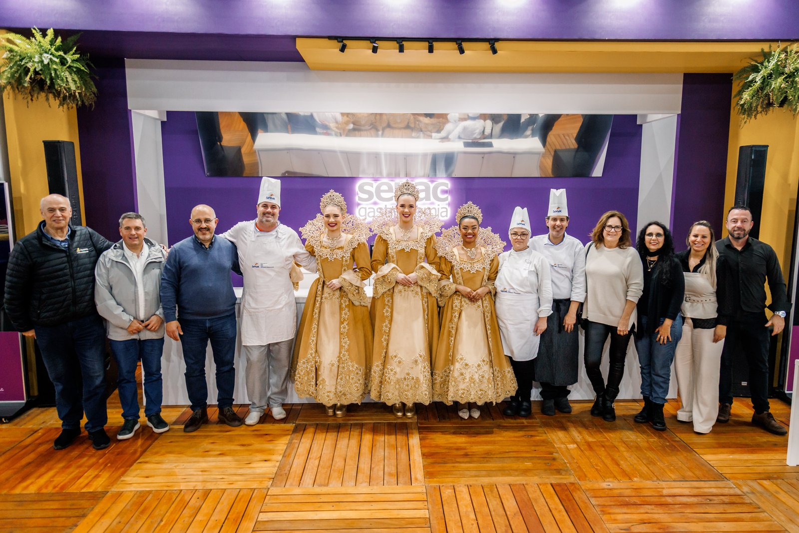 Senac Pelotas recebe conselheiros da CDL com almoço inspirado nas oficinas gastronômicas da Fenadoce